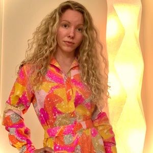 Groovy Vintage 60s/70s Dress